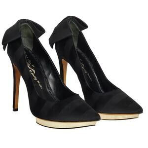ALICE + OLIVIA BY STACEY BENDET WOMEN'S DOMINIQUE BLACK HEEL SHOES – SIZE 7